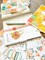 Peaches, Lemonade & Neutral Spring Floral Themed Box of Planner Stickers & Accessories (#SUB2021006)